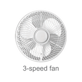 Firefly FEL653 Rechargeable 3-Speed Fan with Night Light | Firefly by KHM Megatools Corp.